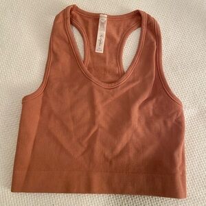 By Together Coral Cropped Yoga Tank